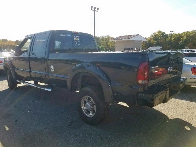 1FTSW31F22EA68396 - 2002 FORD F350 SRW S BLACK photo 3