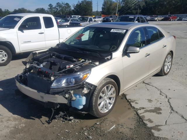 1G11H5SA5DF241192 - 2013 CHEVROLET MALIBU LTZ ოქროსფერი ფოტო 2