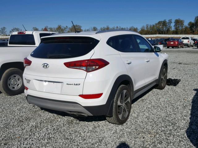 KM8J33A22HU527552 - 2017 HYUNDAI TUCSON LIM WHITE photo 4