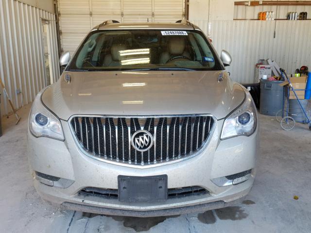 5GAKRBKD8EJ326898 - 2014 BUICK ENCLAVE SILVER photo 9