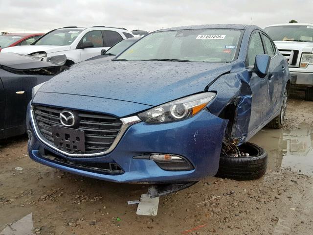 3MZBN1V32JM192679 - 2018 MAZDA 3 TOURING BLUE photo 2