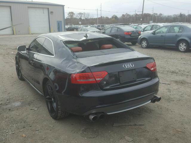 WAU3VAFR1BA039345 - 2011 AUDI S5 PRESTIG BLACK photo 3