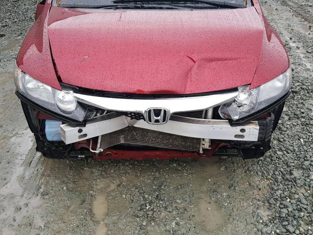 2HGFA1F95AH527209 - 2010 HONDA CIVIC EXL 勃艮第红 照片 9