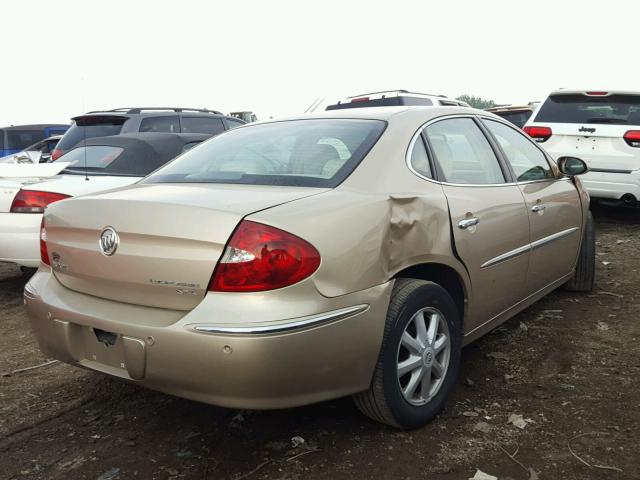 2G4WD532651302277 - 2005 BUICK LACROSSE C TAN photo 4