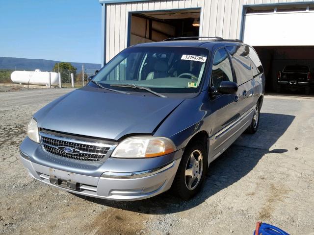 2FMDA5343YBB34842 - 2000 FORD WINDSTAR S TWO TONE photo 2