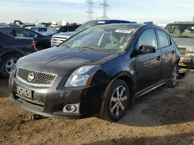 3N1AB6AP8CL645535 - 2012 NISSAN SENTRA 2.0 BLACK photo 2