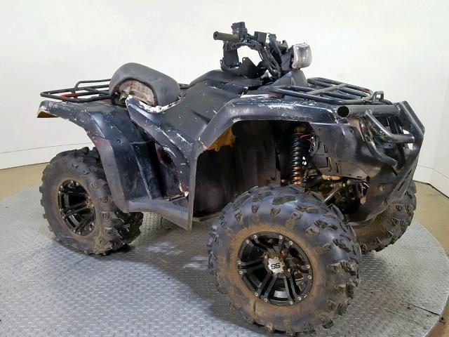 1HFTE4405H4302586 - 2017 HONDA TRX500 FM BLACK photo 2