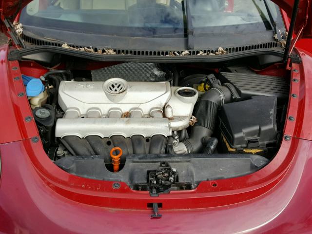 3VWSF31Y06M319771 - 2006 VOLKSWAGEN NEW BEETLE RED photo 7