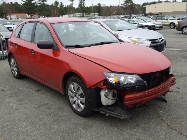 JF1GH61628G828797 - 2008 SUBARU IMPREZA 2. RED photo 1