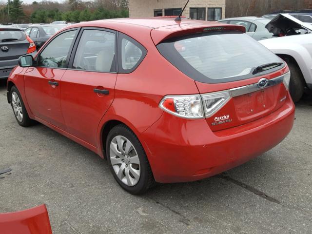 JF1GH61628G828797 - 2008 SUBARU IMPREZA 2. RED photo 3