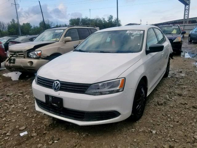 3VW2K7AJ2DM289577 - 2013 VOLKSWAGEN JETTA BASE 白色 照片 2