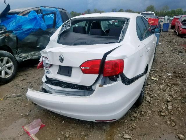 3VW2K7AJ2DM289577 - 2013 VOLKSWAGEN JETTA BASE 白色 照片 4