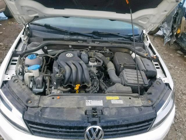 3VW2K7AJ2DM289577 - 2013 VOLKSWAGEN JETTA BASE 白色 照片 7