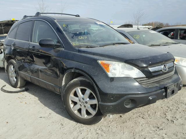 5J6RE48738L805755 - 2008 HONDA CR-V EXL BLACK photo 1