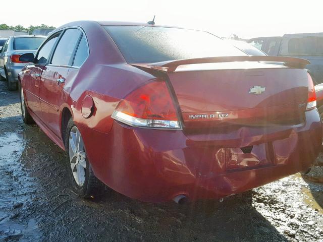 2G1WC5E36F1161394 - 2015 CHEVROLET IMPALA LIM RED photo 3