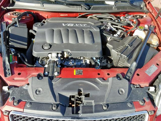 2G1WC5E36F1161394 - 2015 CHEVROLET IMPALA LIM RED photo 7