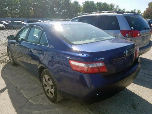 4T1BE46K19U376234 - 2009 TOYOTA CAMRY BASE BLUE photo 3