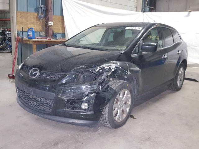 JM3ER293080175307 - 2008 MAZDA CX-7 BLACK photo 2