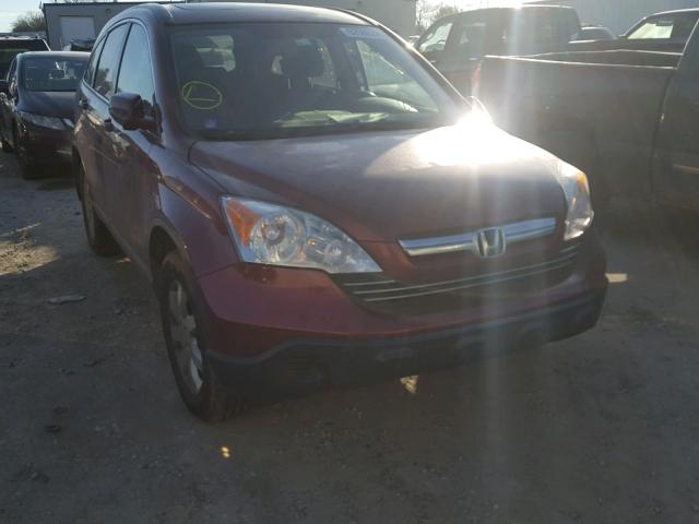 JHLRE48737C099684 - 2007 HONDA CR-V EXL MAROON photo 1