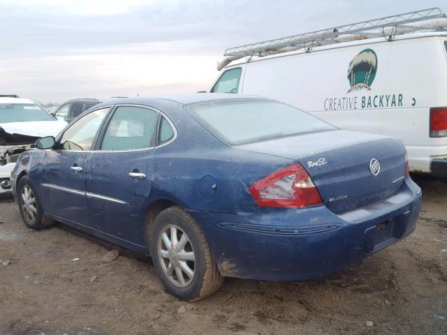 2G4WD532051235868 - 2005 BUICK LACROSSE C BLUE photo 3