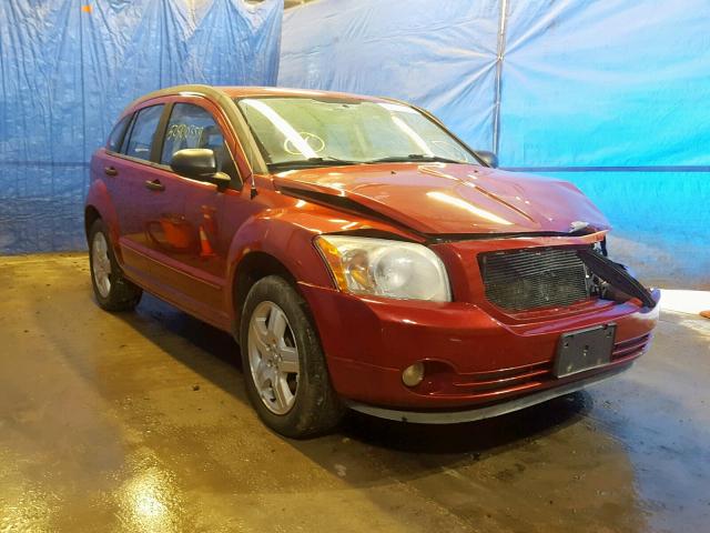 1B3JB48B07D504984 - 2007 DODGE CALIBER SX RED photo 1