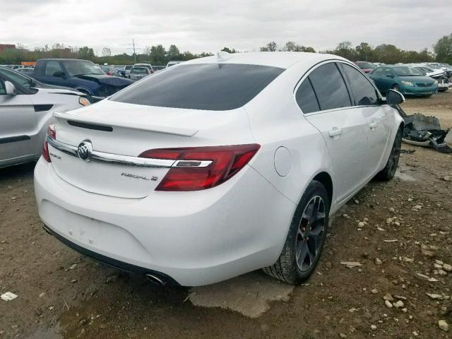 2G4GL5EX5H9164916 - 2017 BUICK REGAL SPOR WHITE photo 4