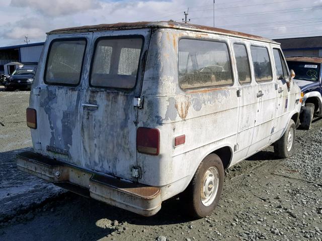 1GCDG15N8G7158420 - 1986 CHEVROLET VAN G10 WHITE photo 4