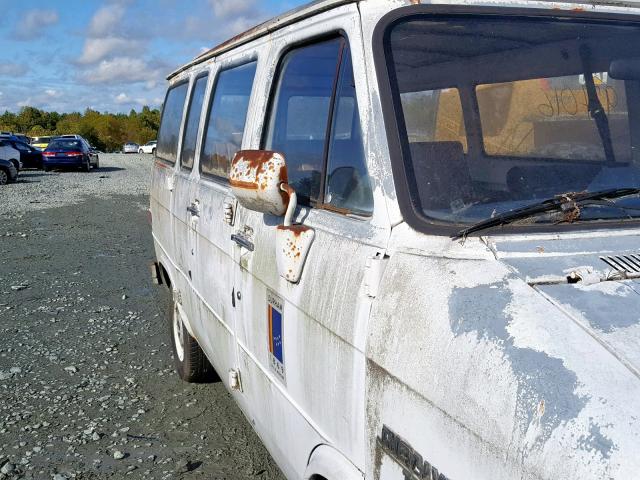 1GCDG15N8G7158420 - 1986 CHEVROLET VAN G10 WHITE photo 9