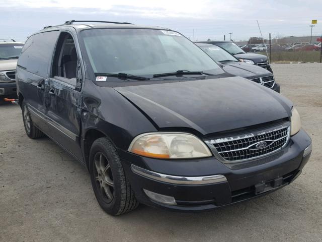 2FMZA5249YBB23786 - 2000 FORD WINDSTAR S BLACK photo 1