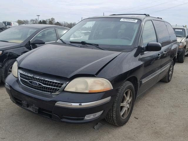 2FMZA5249YBB23786 - 2000 FORD WINDSTAR S BLACK photo 2