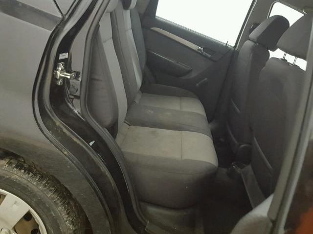 KL1TD66E19B612773 - 2009 CHEVROLET AVEO LS BLACK photo 6