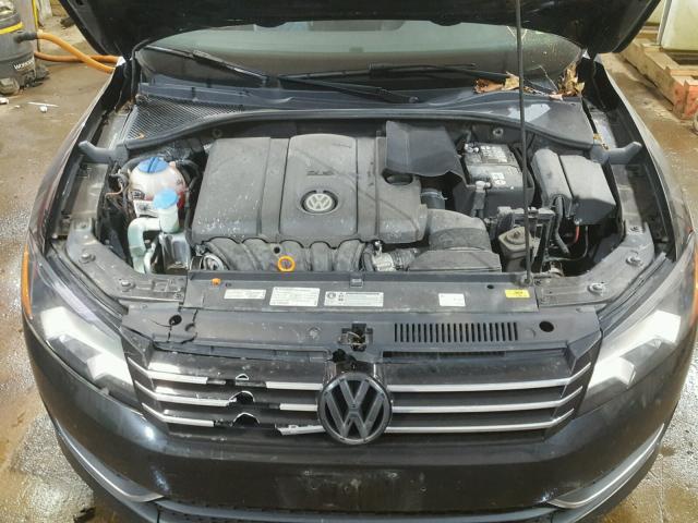 1VWBP7A34CC039275 - 2012 VOLKSWAGEN PASSAT SE BLACK photo 7