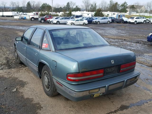 2G4WD55L6R1474675 - 1994 BUICK REGAL LIMI BLUE photo 3