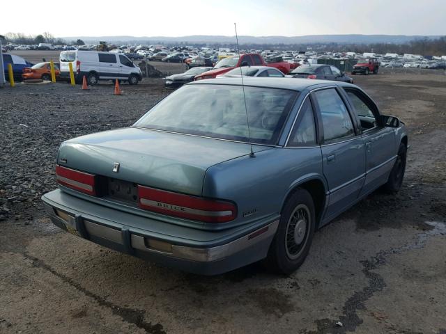 2G4WD55L6R1474675 - 1994 BUICK REGAL LIMI BLUE photo 4