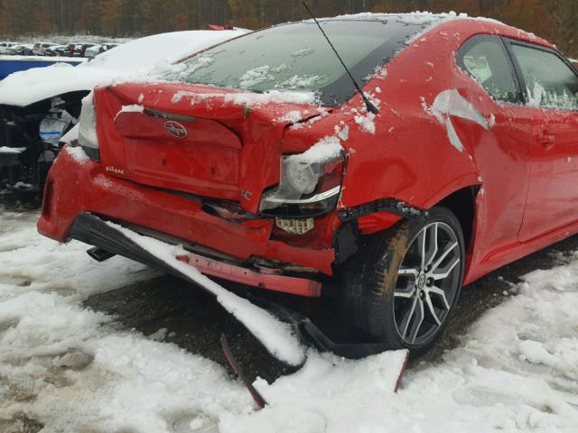 JTKJF5C74F3092464 - 2015 TOYOTA SCION TC 红色 照片 9