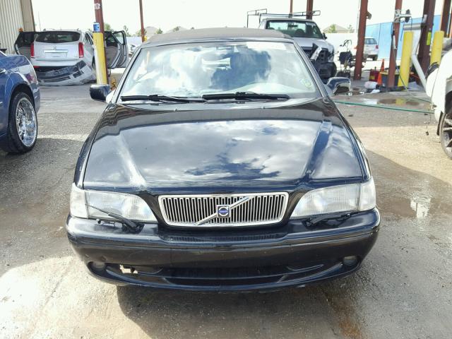 YV1NC56D22J027583 - 2002 VOLVO C70 BLACK photo 9