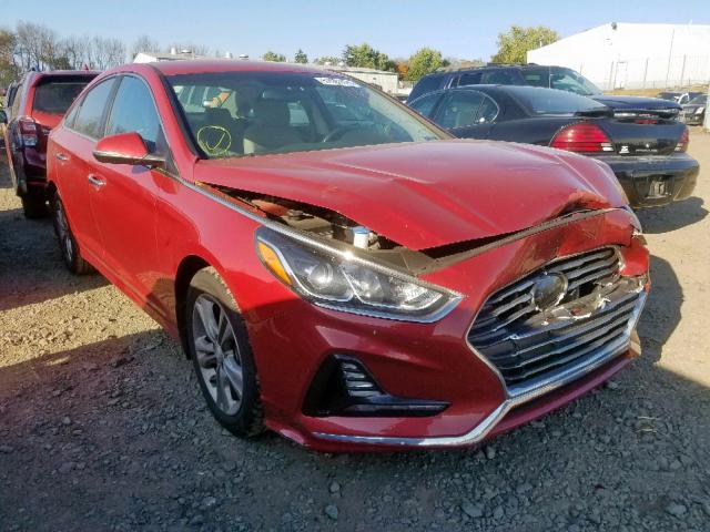 5NPE34AF1JH679451 - 2018 HYUNDAI SONATA SPO RED photo 1