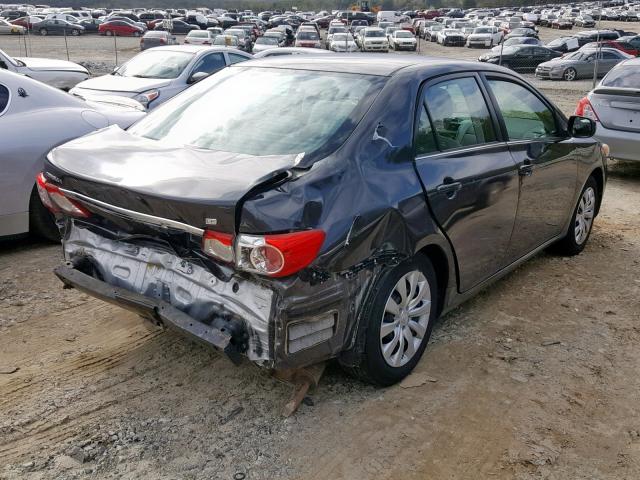 5YFBU4EE3DP139267 - 2013 TOYOTA COROLLA BA GRAY photo 4
