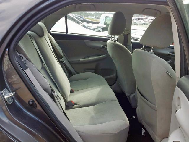 5YFBU4EE3DP139267 - 2013 TOYOTA COROLLA BA GRAY photo 6