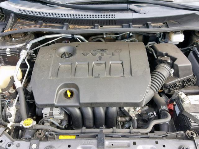 5YFBU4EE3DP139267 - 2013 TOYOTA COROLLA BA GRAY photo 7