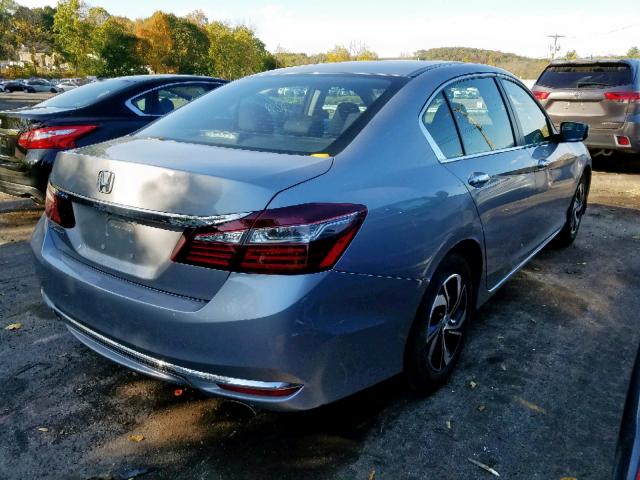 1HGCR2F39HA084455 - 2017 HONDA ACCORD LX SILVER photo 4