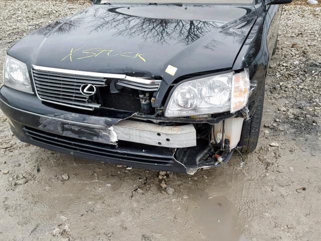 JT8BH28F4Y0180065 - 2000 LEXUS LS 400 BLACK photo 9