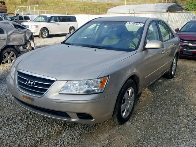 5NPET46C79H453196 - 2009 HYUNDAI SONATA GLS BEIGE photo 2