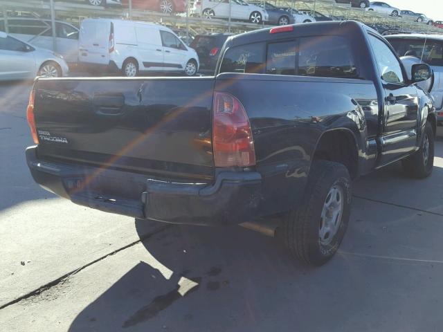 5TFNX4CN9DX026500 - 2013 TOYOTA TACOMA BLACK photo 4