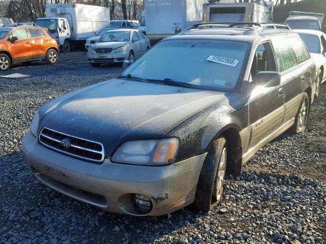 4S3BH6860Y7651693 - 2000 SUBARU LEGACY OUT BLACK photo 2