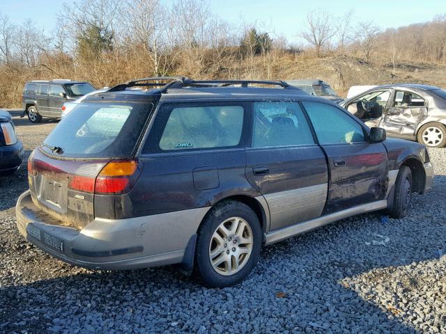 4S3BH6860Y7651693 - 2000 SUBARU LEGACY OUT BLACK photo 4