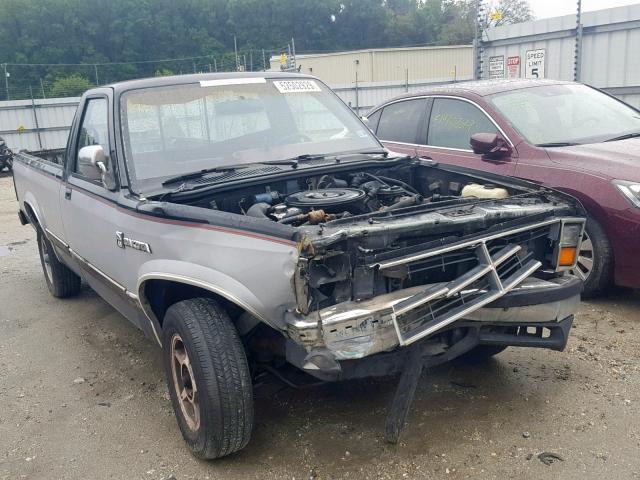 1B7GN14M4HS403840 - 1987 DODGE DAKOTA GRAY photo 1