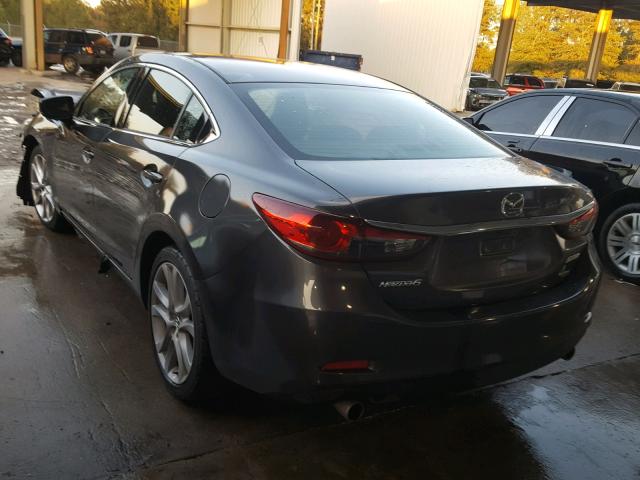 JM1GL1V53H1122843 - 2017 MAZDA 6 TOURING GRAY photo 3