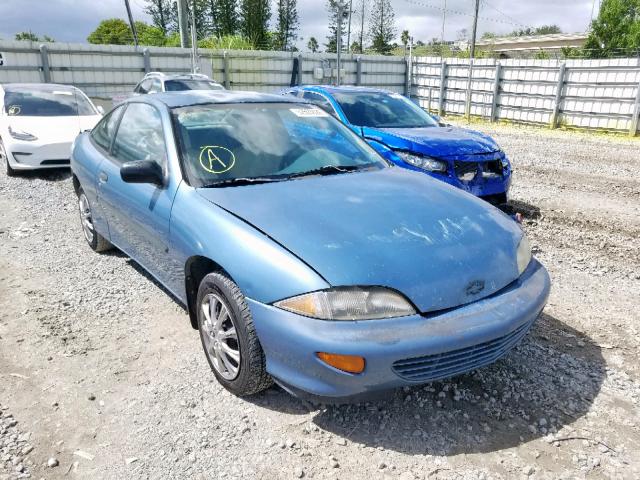 1G1JC1241VM111649 - 1997 CHEVROLET CAVALIER B BLUE photo 1