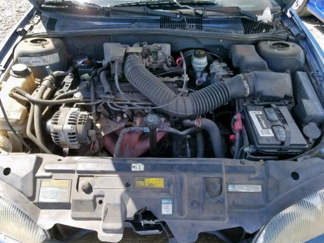 1G1JC1241VM111649 - 1997 CHEVROLET CAVALIER B BLUE photo 7